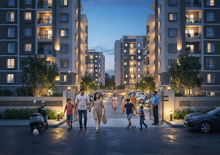 Perungudi gated community apartments